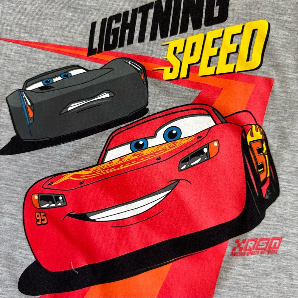 Disney Pixar Cars T Tshirt Toddler Boys 4T Tee NEW Lightning McQueen Shirt - Picture 3 of 7